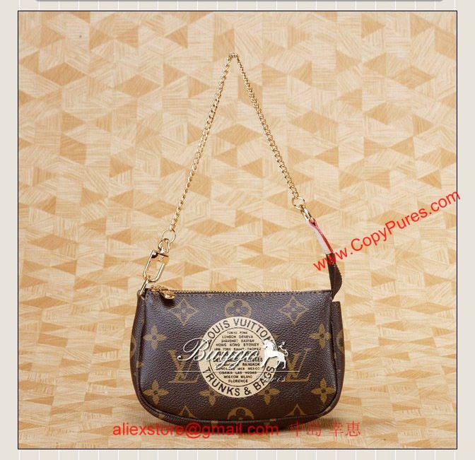 ルイ・ヴィト  モノグラム モノグラムＴ＆Ｂ ミニ・ポシェット・アクセソワール（アクセサリーポーチ） Ｍ６０１５３